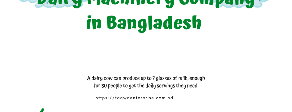 Dairy Machinery Company in Bangladesh